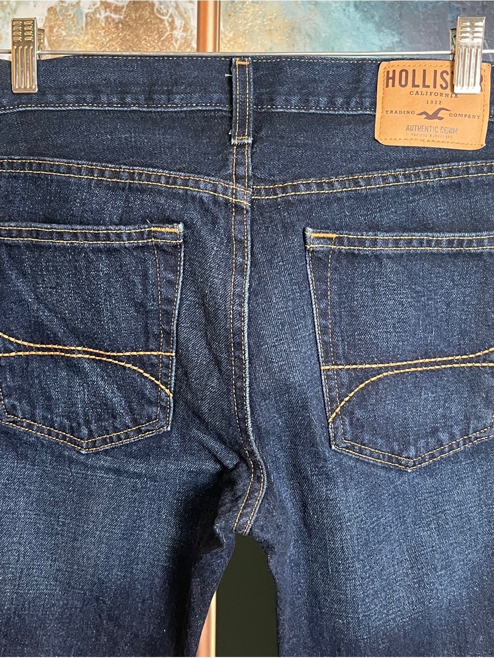 Vintage Hollister Y2K Dark Wash Jeans - Picture 5 of 7